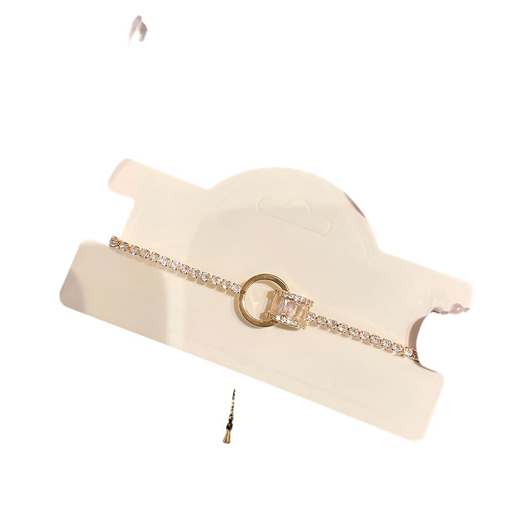 Minimalist Gold zircon Bracelet