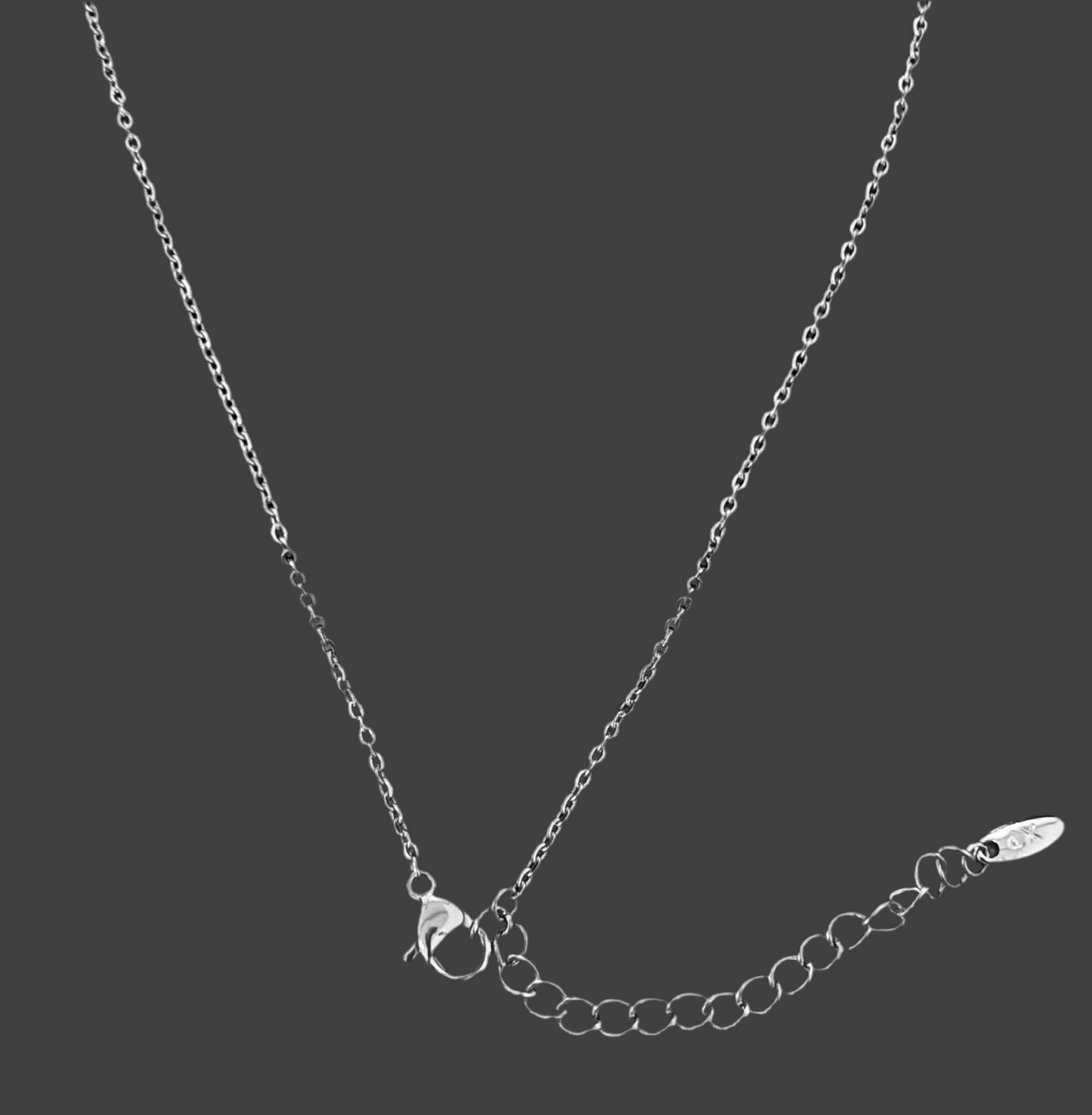 Single Silver chain clavicle chain