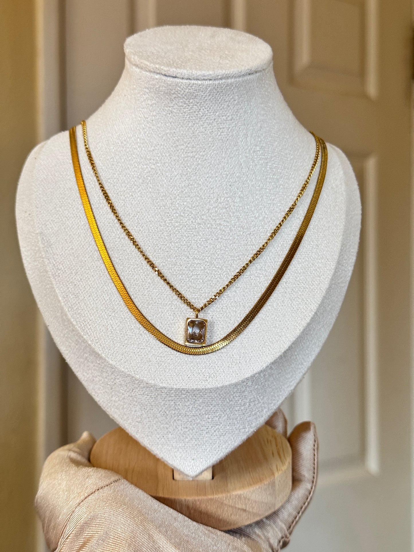 Two Piece Double Layer - Stainless Steel, Unisex Design, Metal Coating