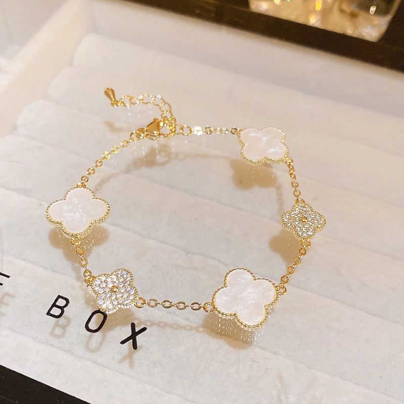 Clover zircon Bracelet