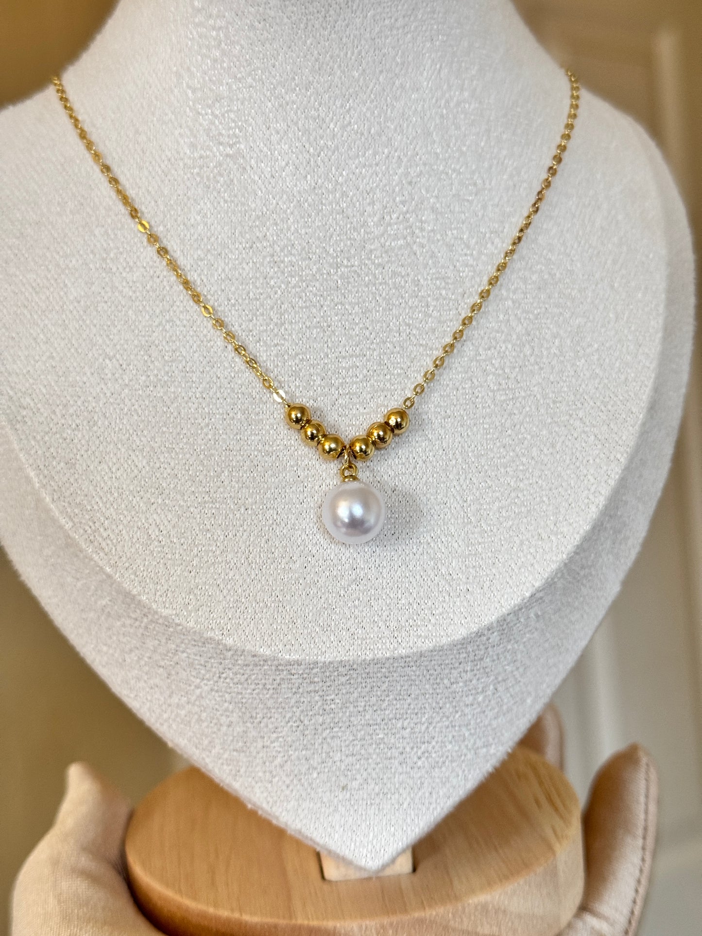 Pearl Stainles Steel Necklace