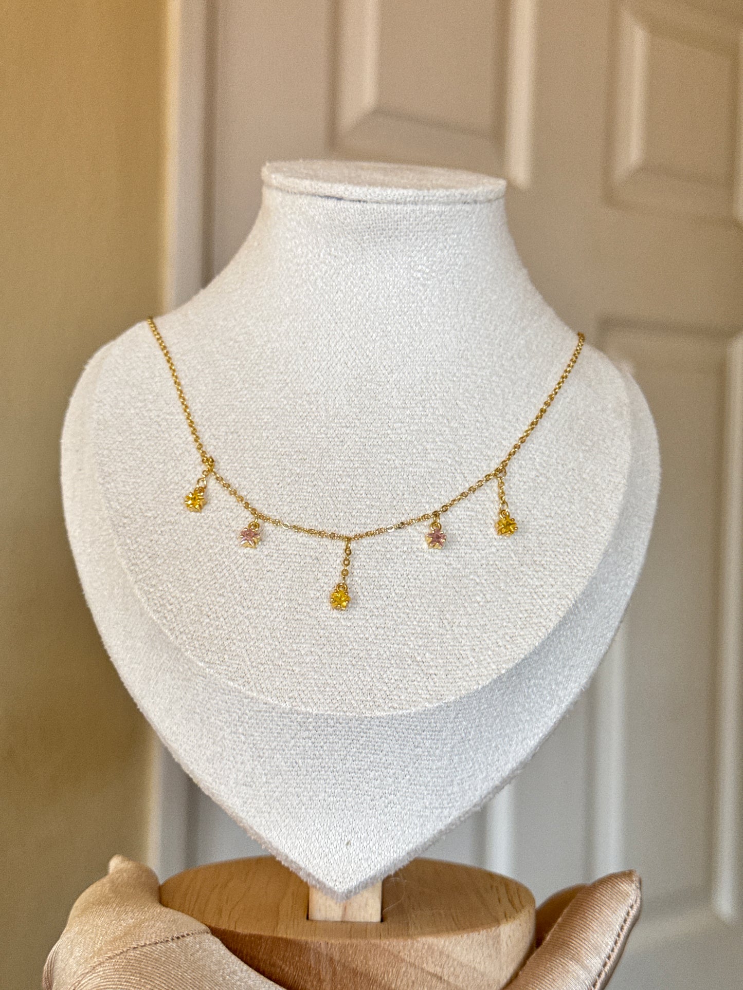 five-pointed star necklace 18K gold non-fading jewelry