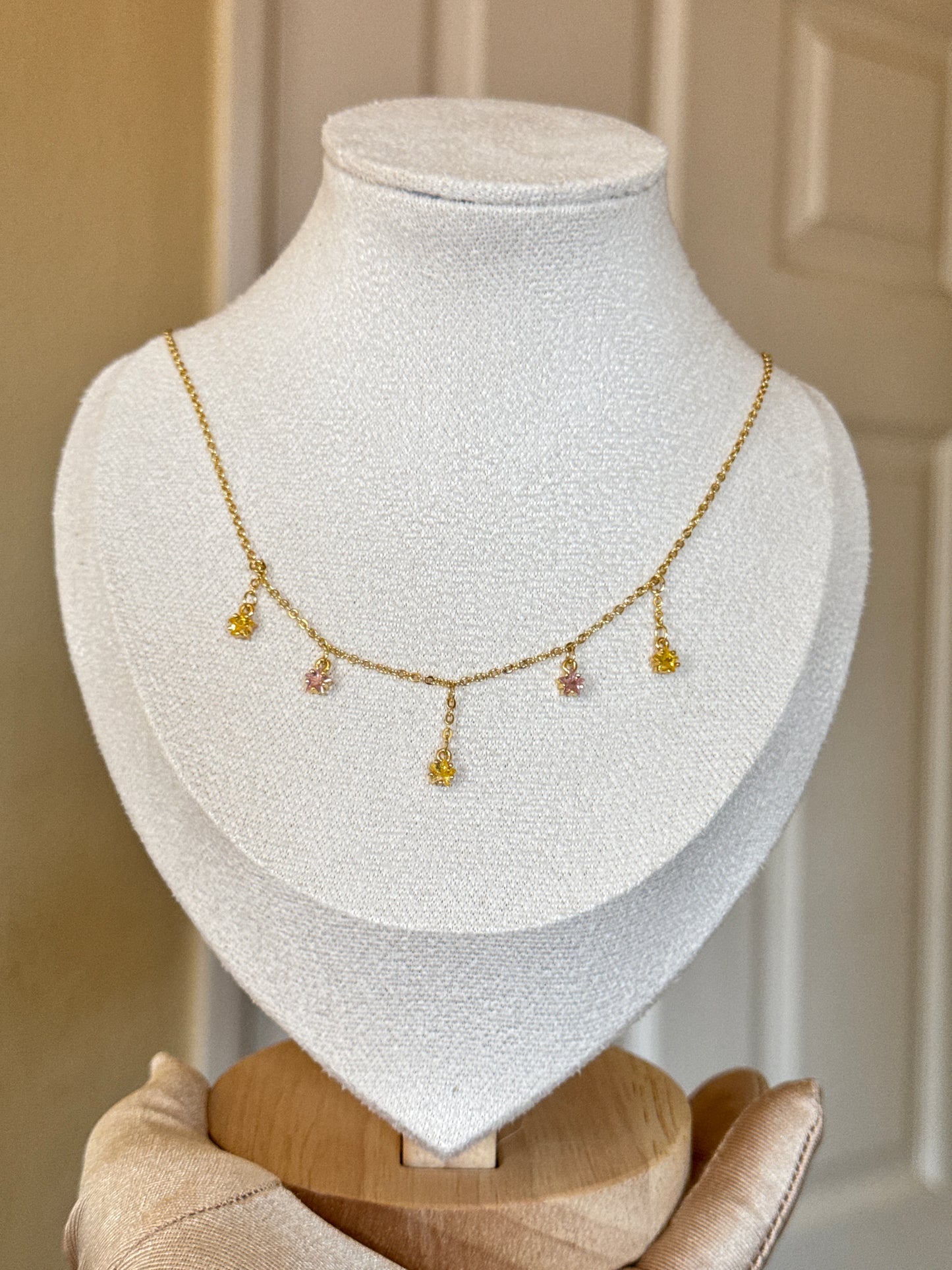 five-pointed star necklace 18K gold non-fading jewelry