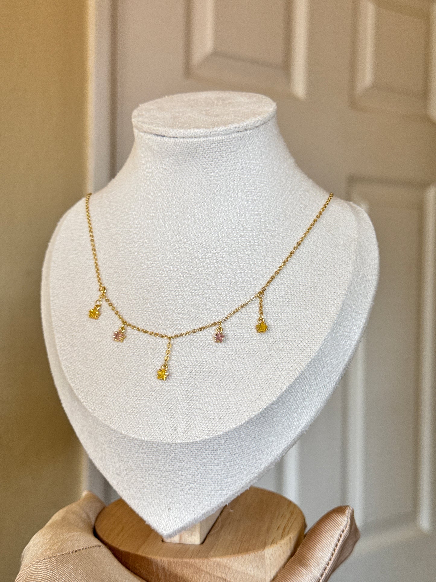 five-pointed star necklace 18K gold non-fading jewelry