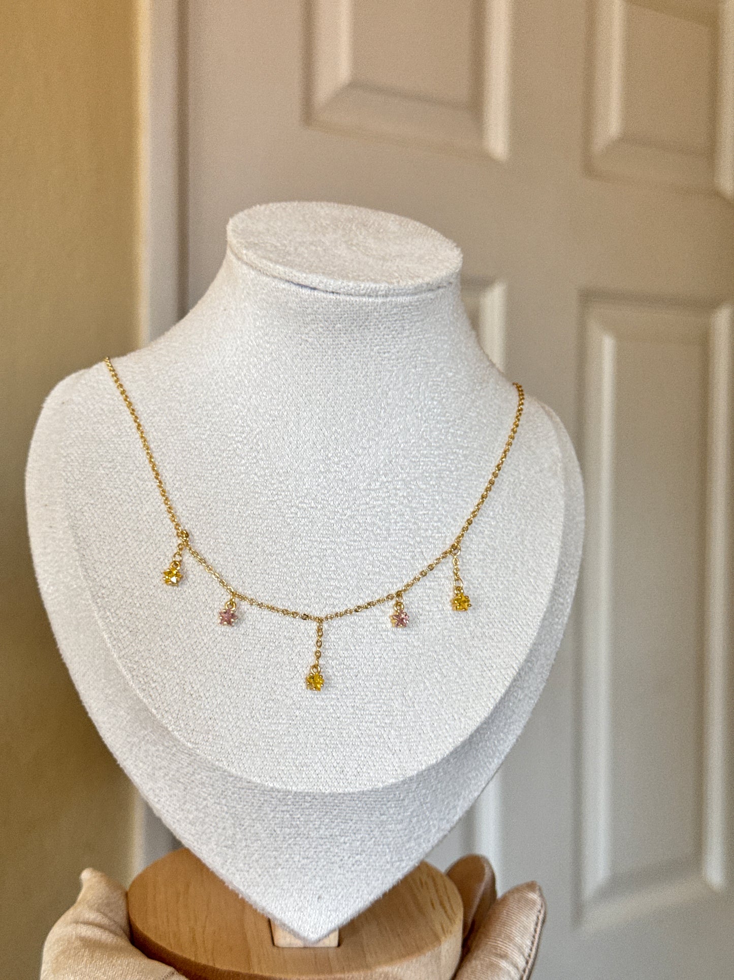 five-pointed star necklace 18K gold non-fading jewelry