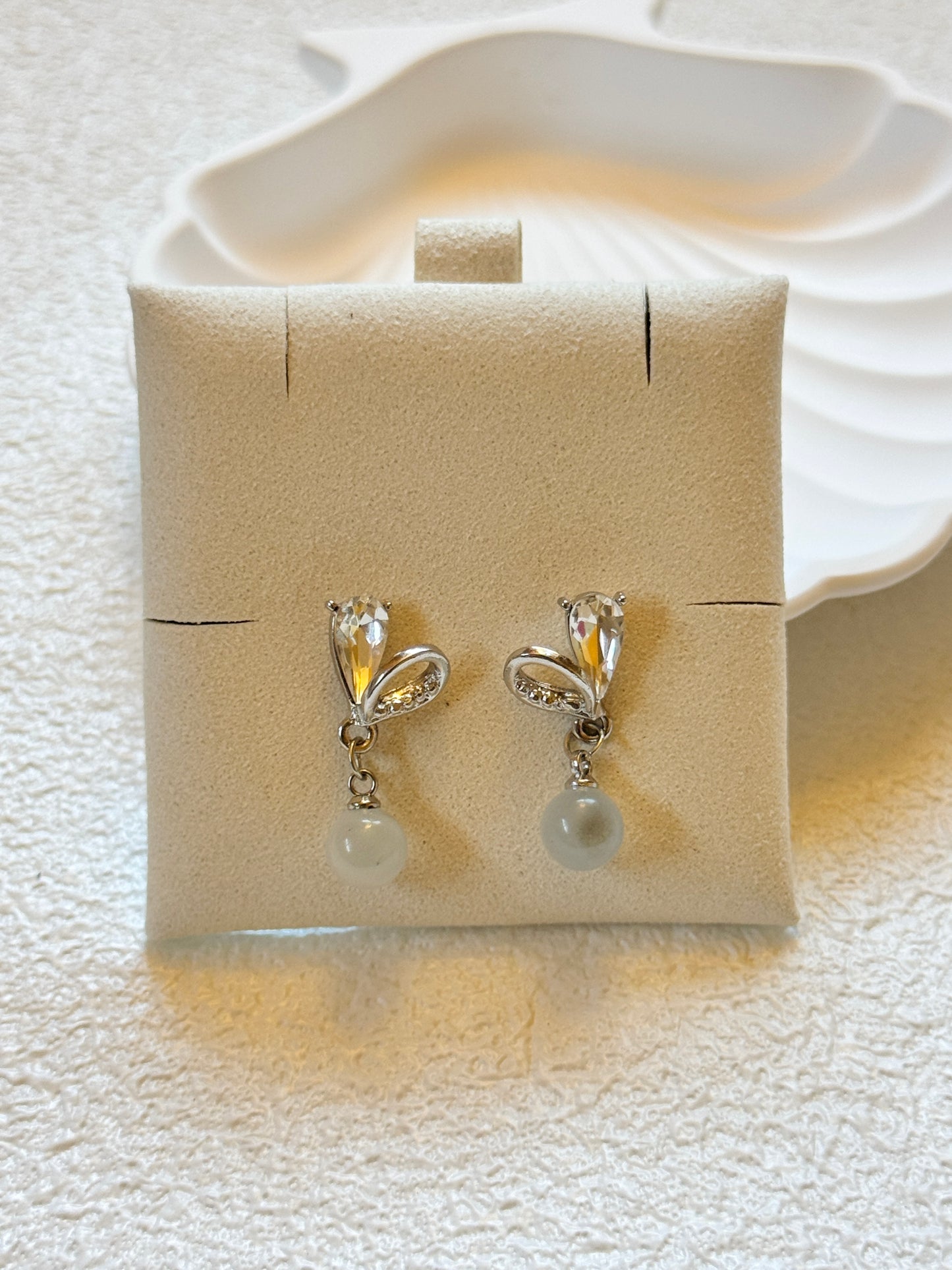 Heart Shaped Stone Exquisite Earrings for Women