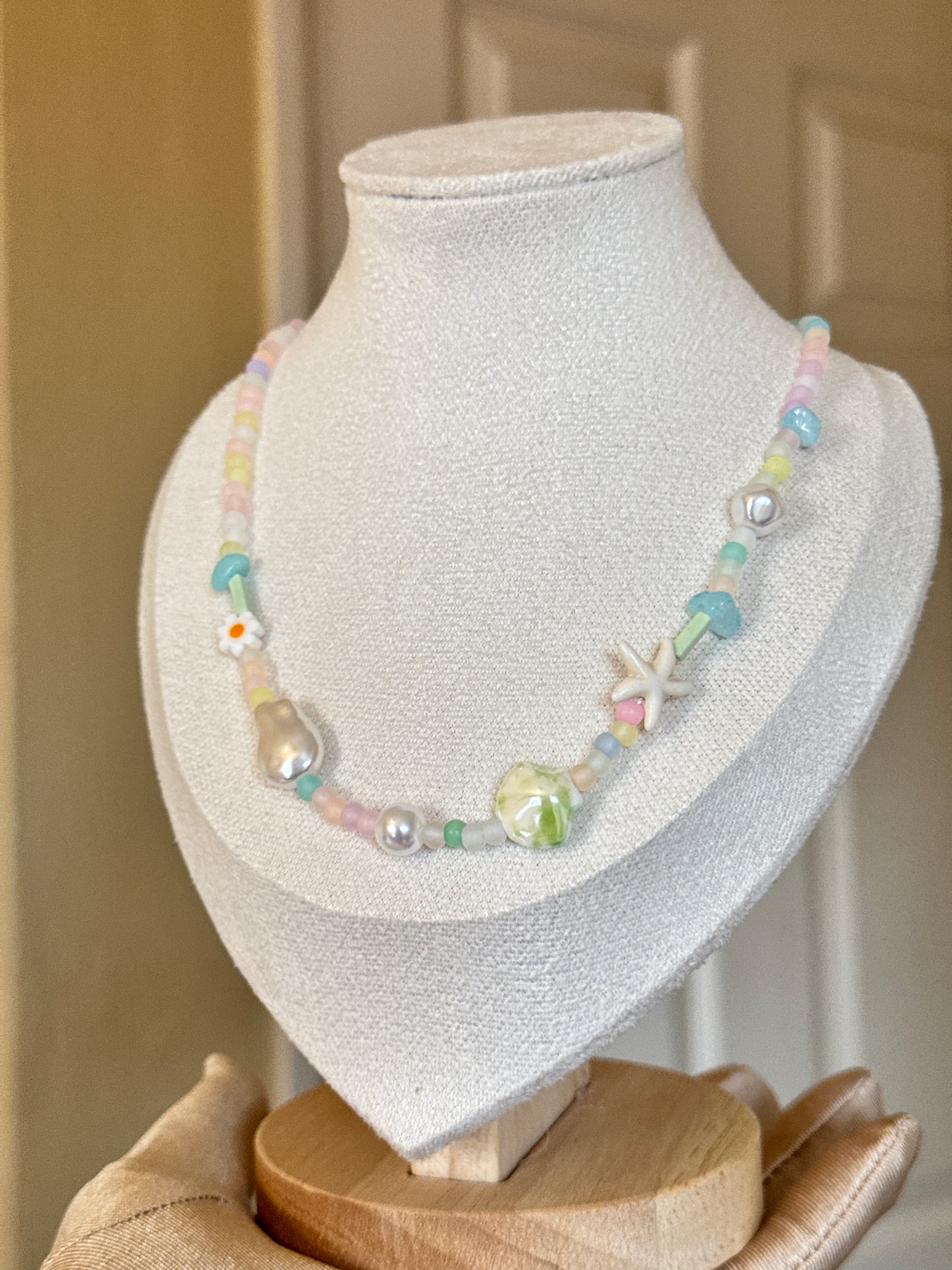 Starshell Beaded Necklace