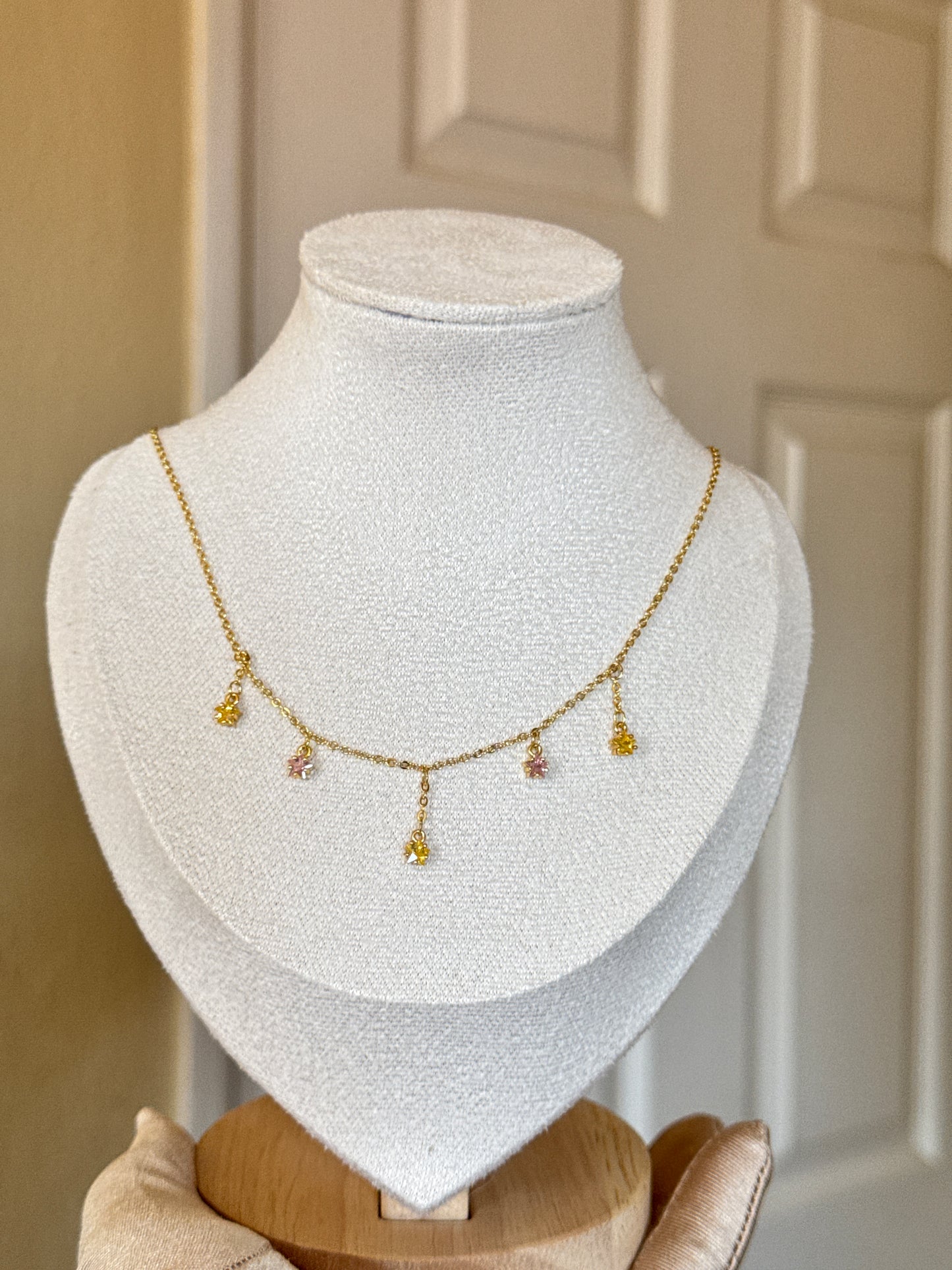 five-pointed star necklace 18K gold non-fading jewelry