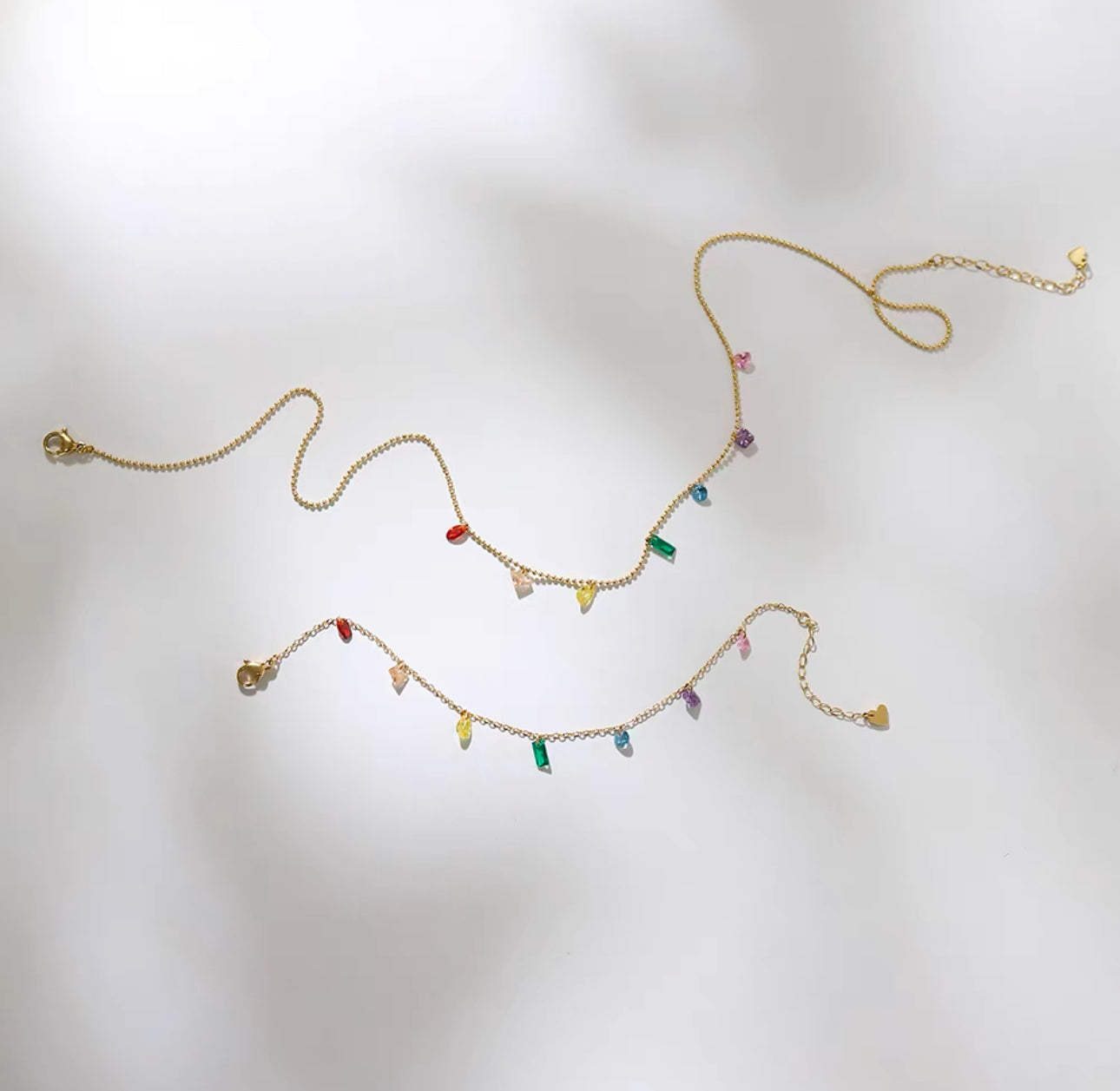 Colorful Zircon Pendant Necklace For Women