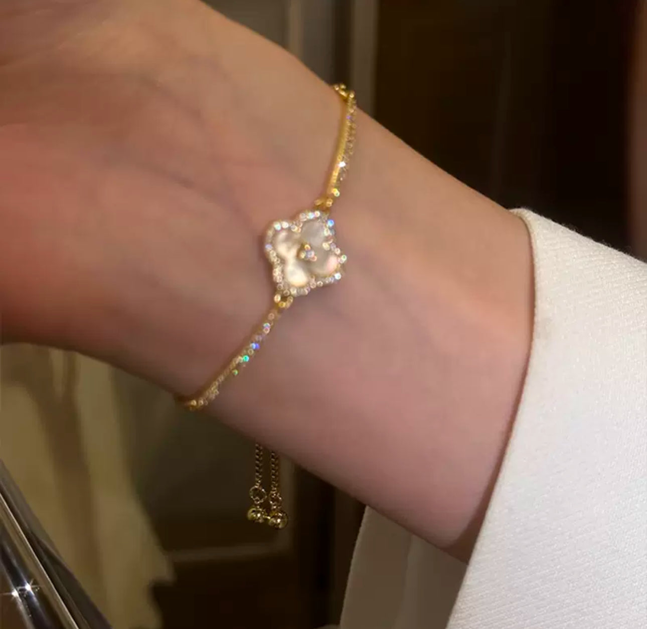 Clover zircon Bracelet