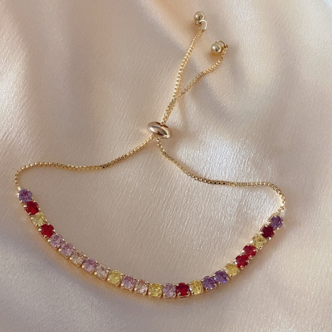 zircon tennis pull-out bracelets