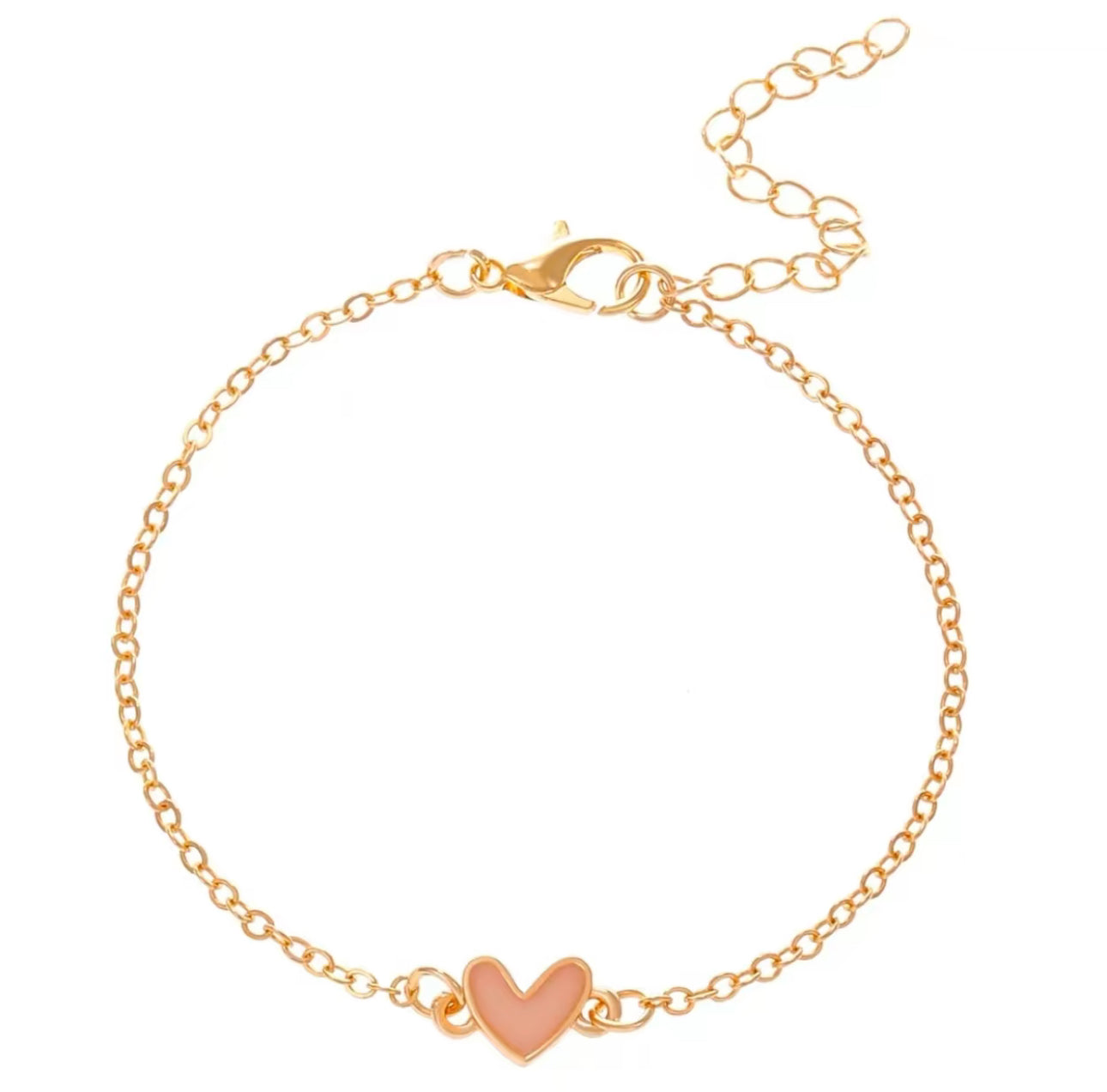 Simple Love Necklace and Bracelet Set for Women