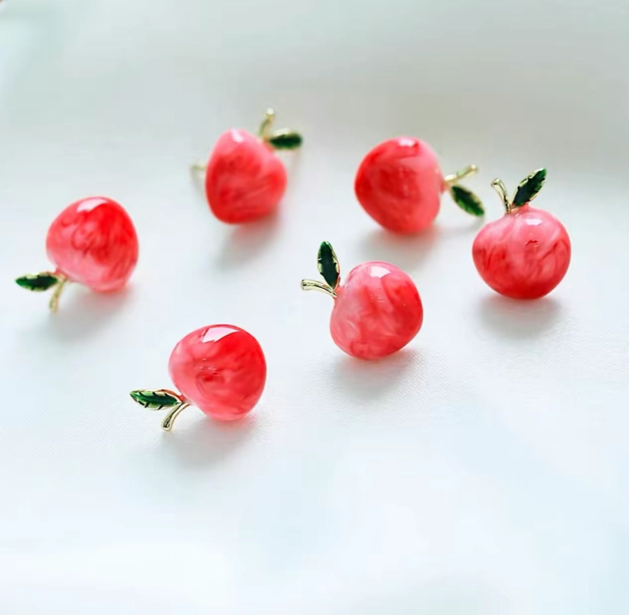sweet peach earrings