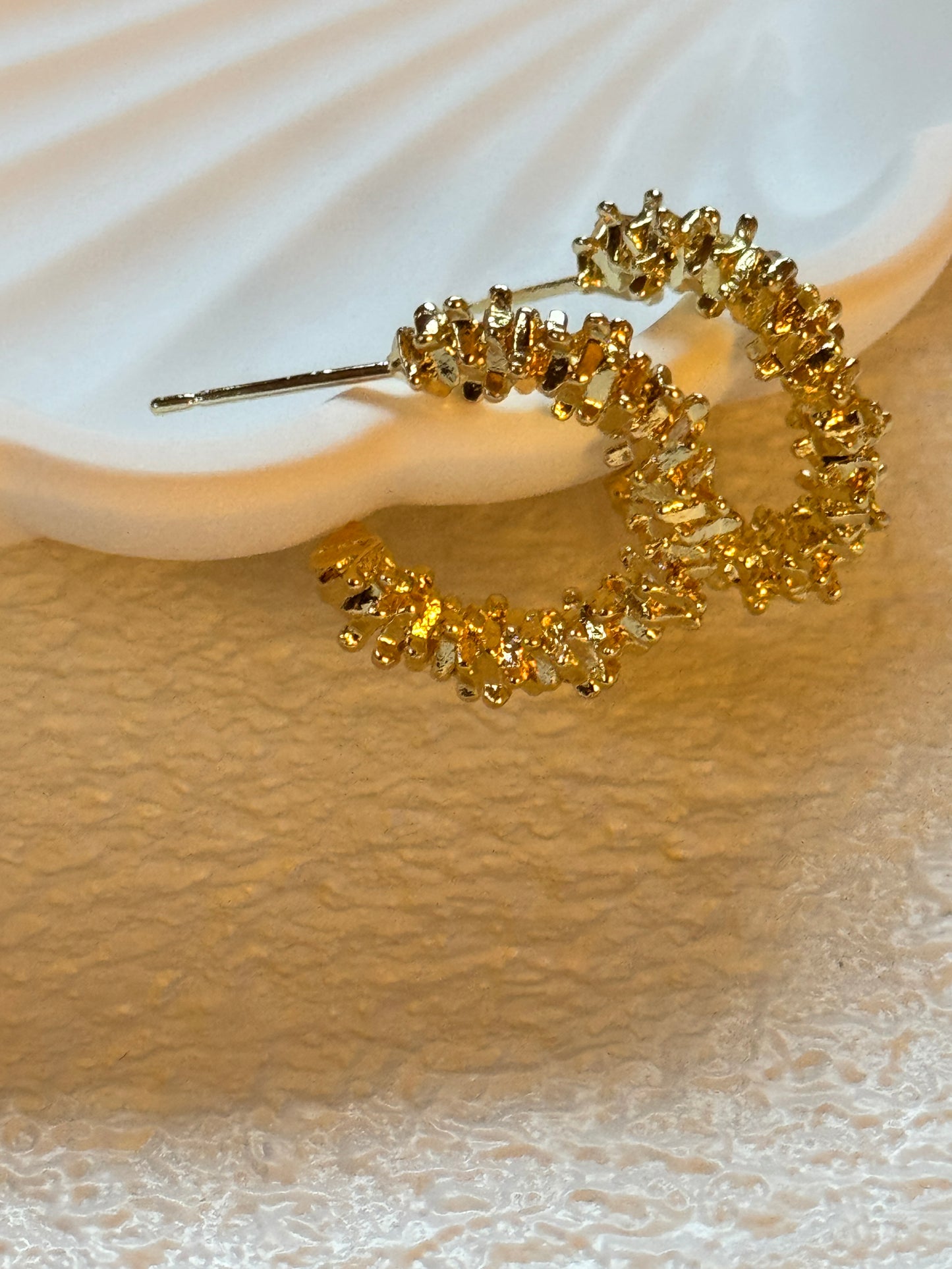 Ava Gold Hoop Earrings