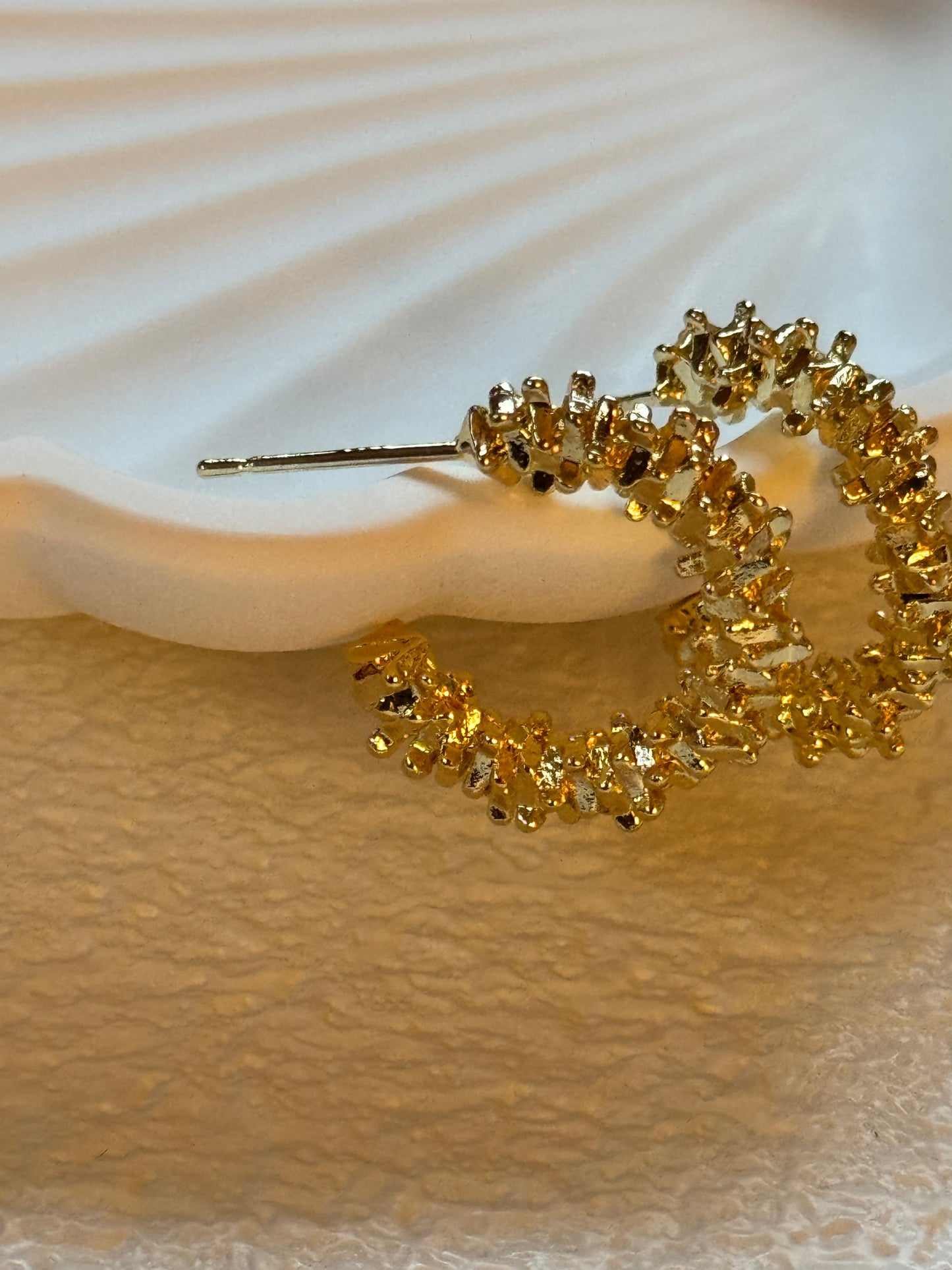 Ava Gold Hoop Earrings