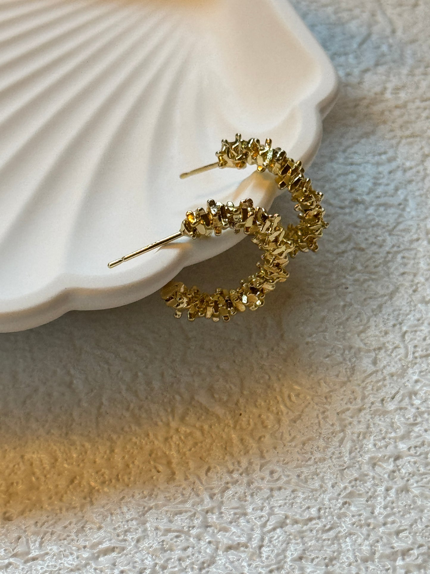 Ava Gold Hoop Earrings