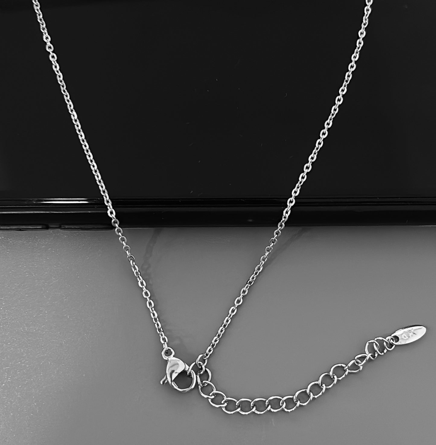 Single Silver chain clavicle chain