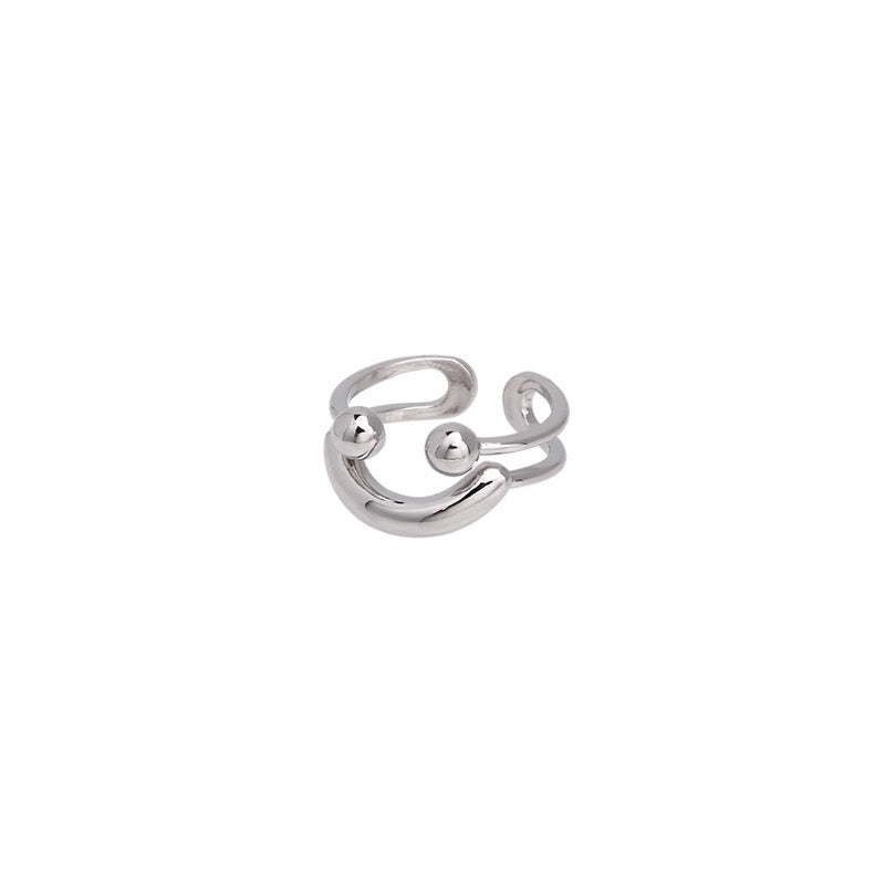 Smile Silver Ring