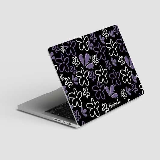 Flower Doodle MacBook Case