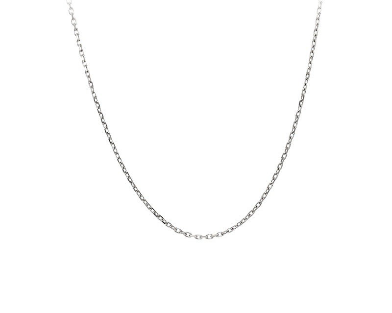 Single Silver chain clavicle chain
