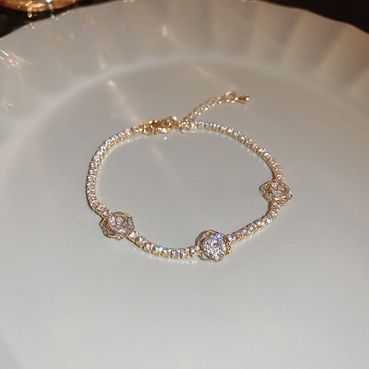 Flower zircon Bracelet
