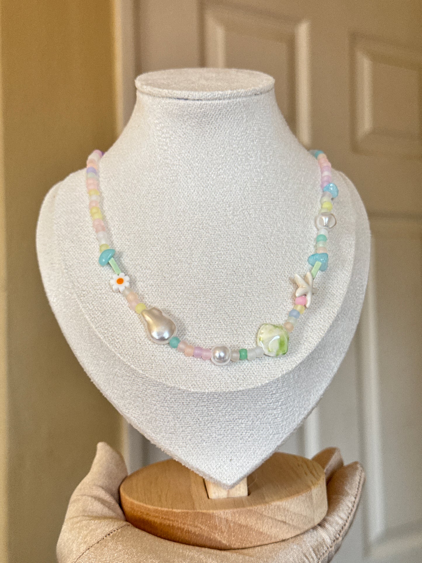 Starshell  Beaded Necklace