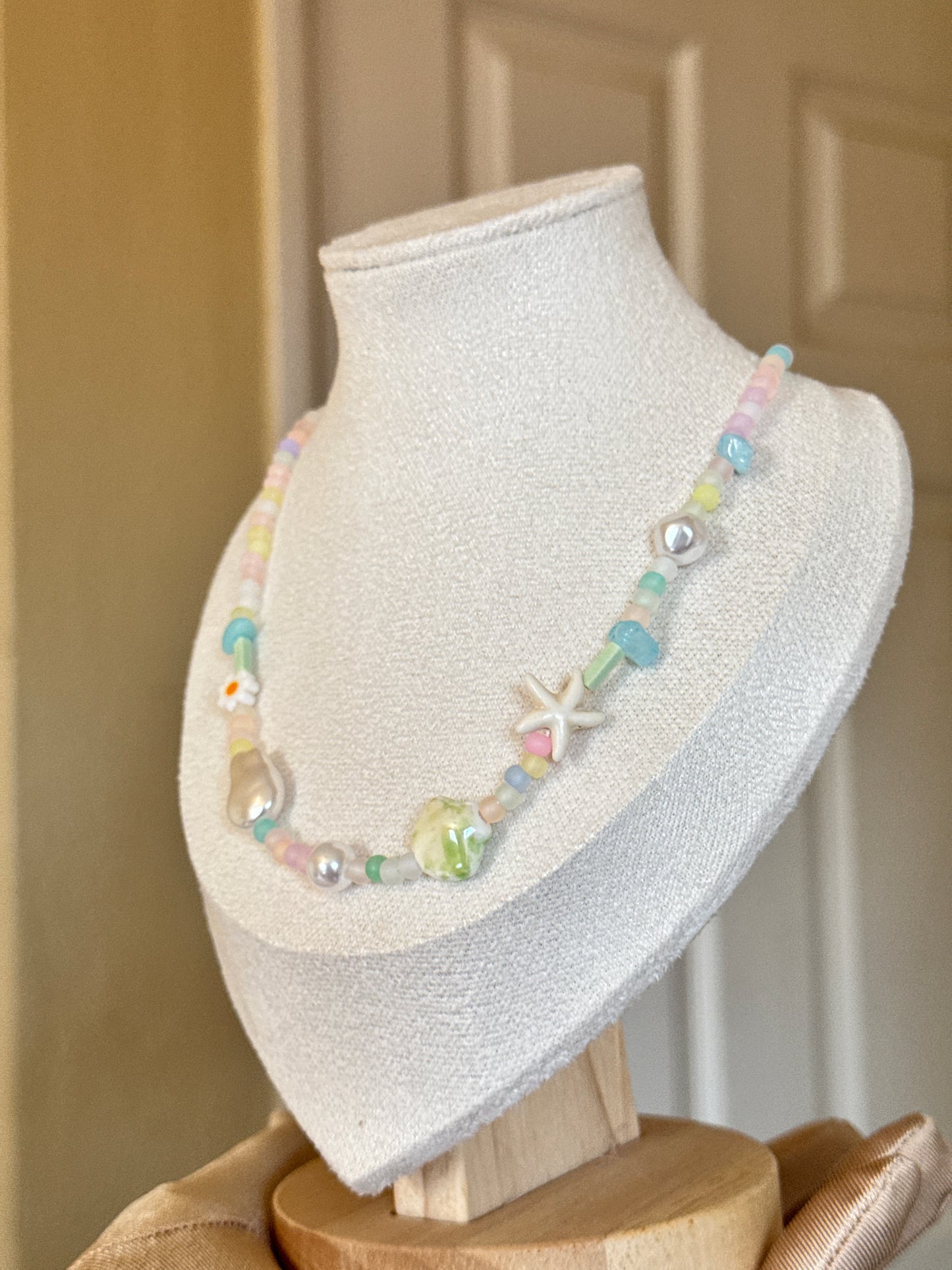 Starshell  Beaded Necklace