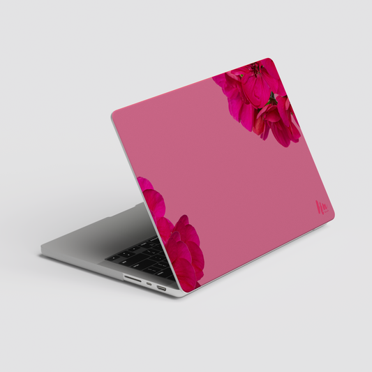 Pink Flower Bloom MacBook Case