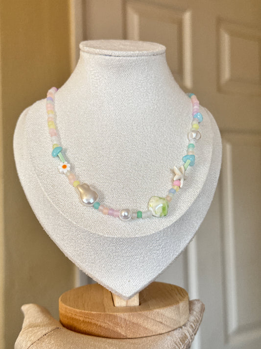 Starshell  Beaded Necklace