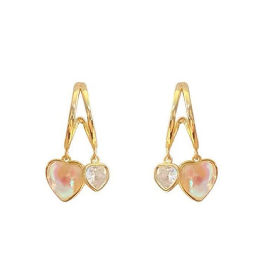 Colorful Little Heart earrings